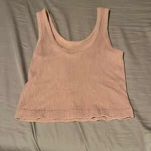 baby pink tank top